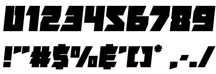 Furiosa Semi-Italic Font OTHER CHARS