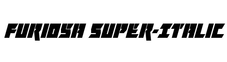 Furiosa Super-Italic  baixar fontes gratis