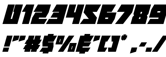 Furiosa Super-Italic Font OTHER CHARS