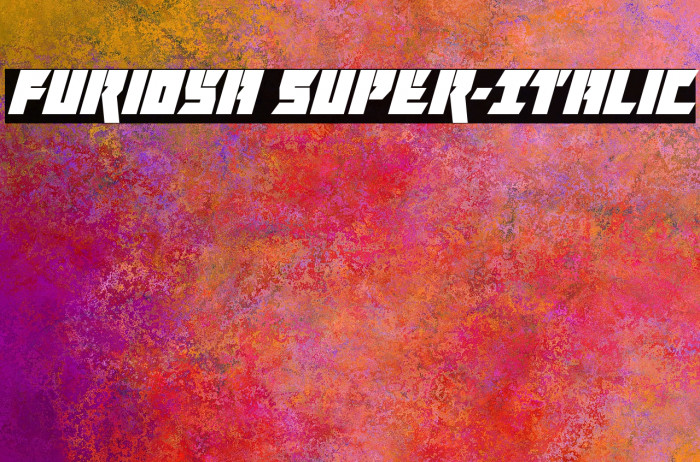 Furiosa Super-Italic Font examples
