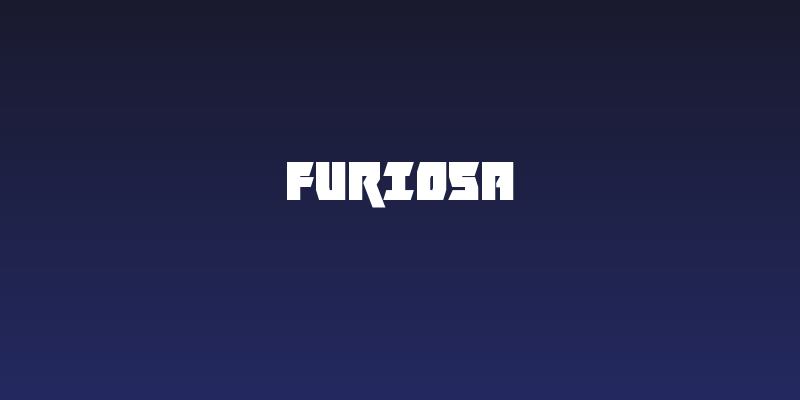 Furiosa Social Header