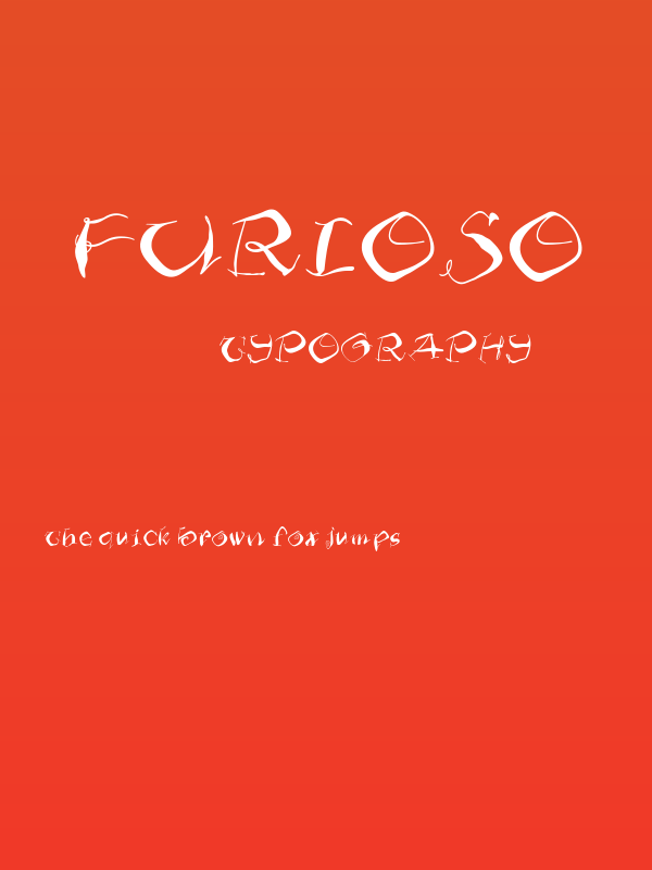 Furioso Poster