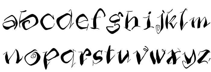 Furioso Font LOWERCASE