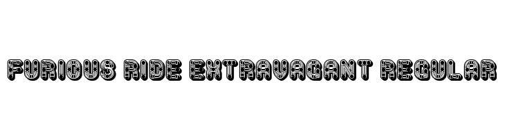 Furious Ride Extravagant Regular لخطوط تنزيل