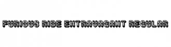 Furious Ride Extravagant Regular  Fuentes Gratis Descargar