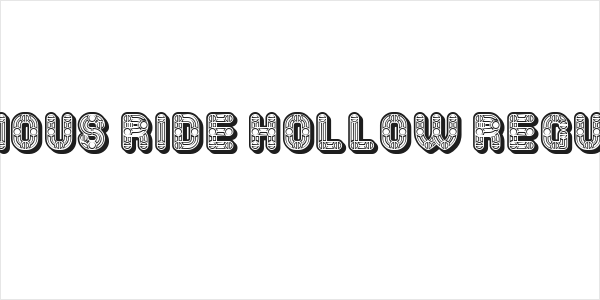 Furious Ride Hollow Regular Logo