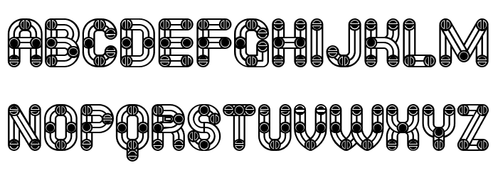 Furious Ride Linear Regular Font OTHER CHARS
