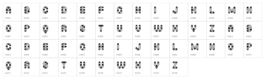 Furious Ride Linear Regular Character Map