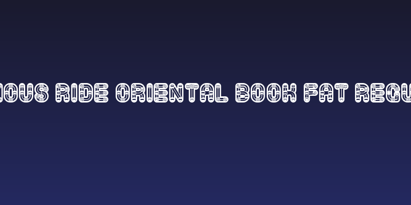 Furious Ride Oriental Book Fat Regular Social Header