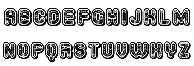 Furious Ride Oriental Regular Schriftart Groß
