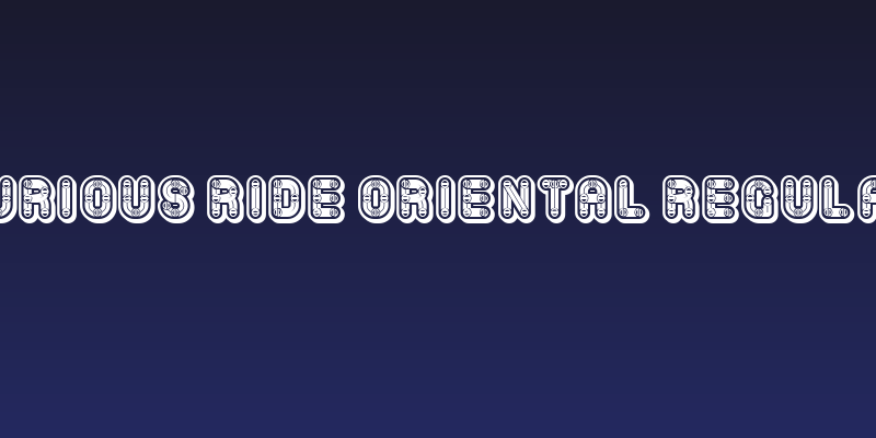 Furious Ride Oriental Regular Social Header
