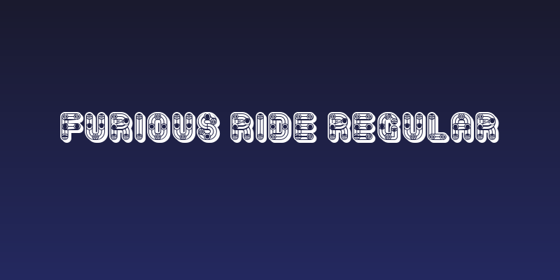 Furious Ride Regular Social Header