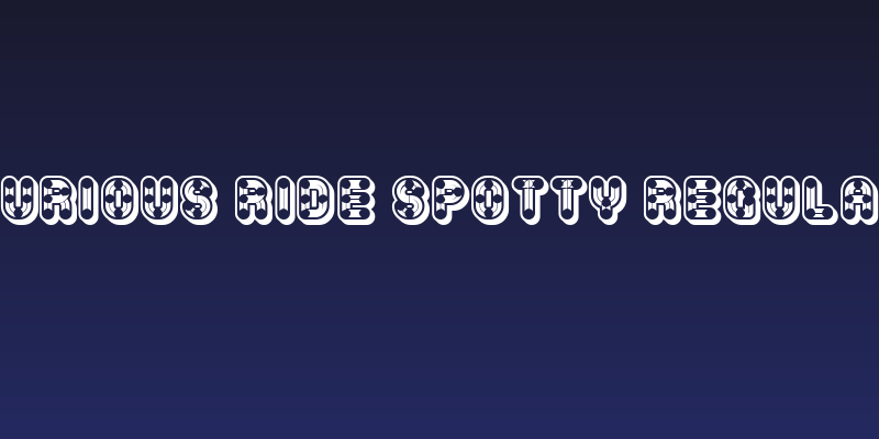Furious Ride Spotty Regular Social Header