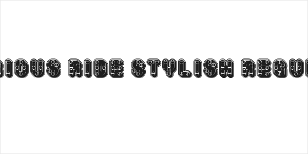 Furious Ride Stylish Regular Logo