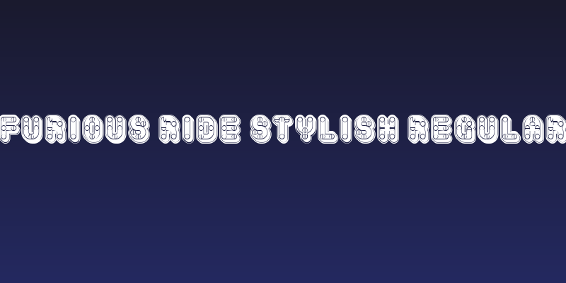 Furious Ride Stylish Regular Social Header