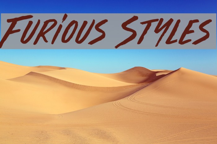 Furious Styles 字体 examples