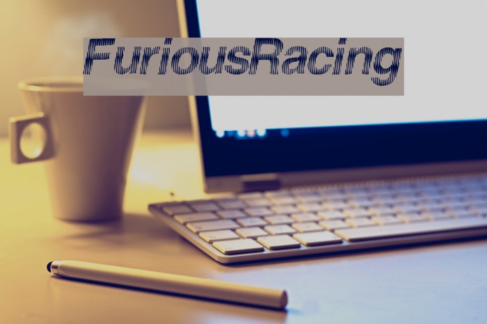 FuriousRacing Font examples