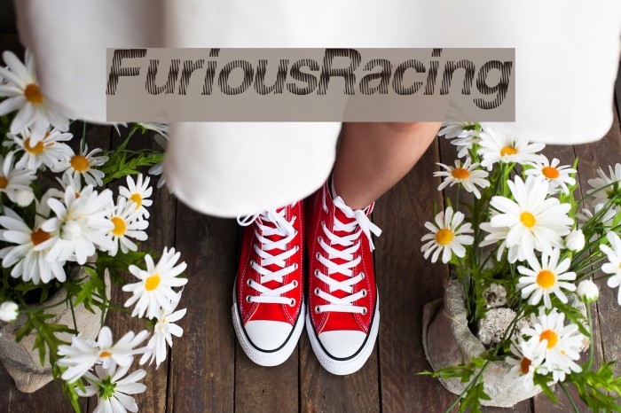 FuriousRacing Font examples
