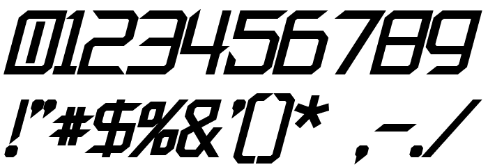 Furmanite Bold Italic Font OTHER CHARS