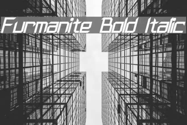 Furmanite Bold Italic Font examples