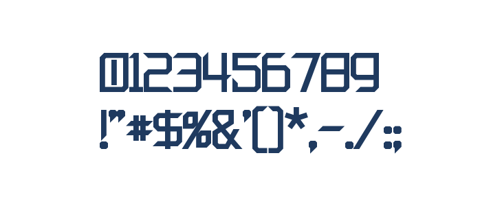 Furmanite Bold Other Characters