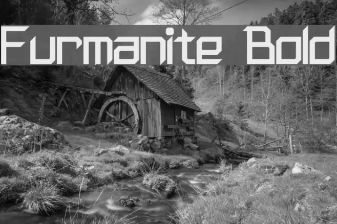 Furmanite Bold Font examples