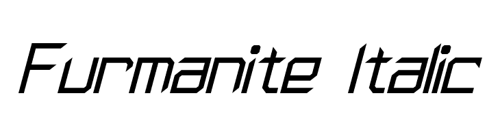 Furmanite Italic  Скачать бесплатные шрифты