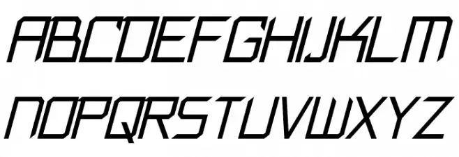 Furmanite Italic Polices MAJUSCULES