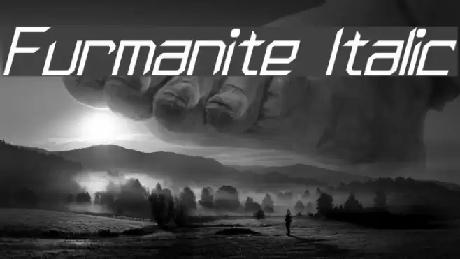 Furmanite Italic Font examples