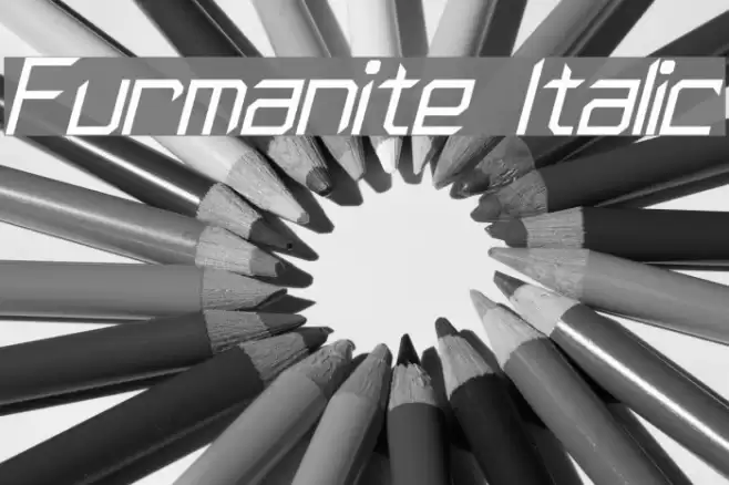 Furmanite Italic Font examples