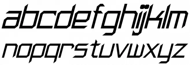 Furmanite Italic फ़ॉन्ट लोअरकेस