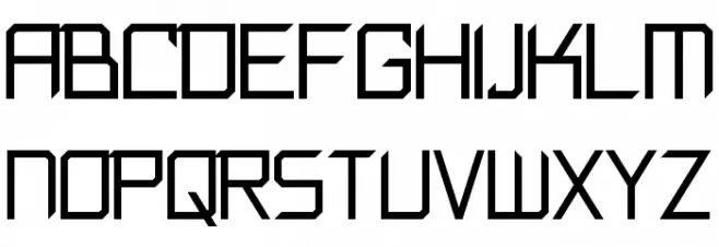 Furmanite フォント 大文字
