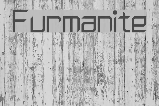 Furmanite Font examples