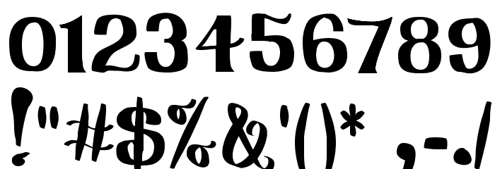 Furngilly Plain Font OTHER CHARS