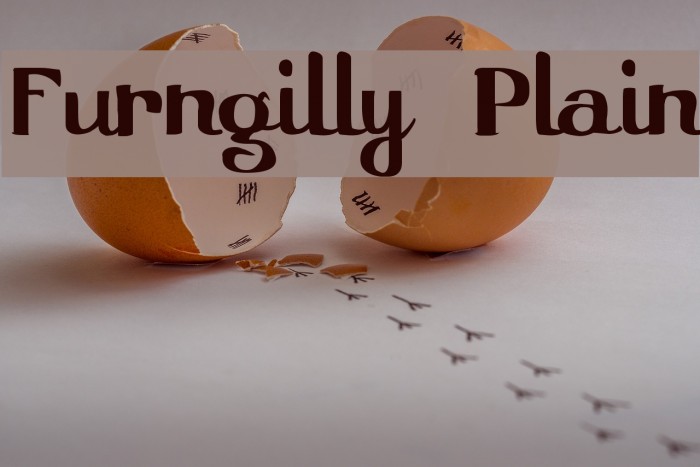 Furngilly Plain Font examples