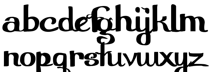 Furngilly Plain Font LOWERCASE