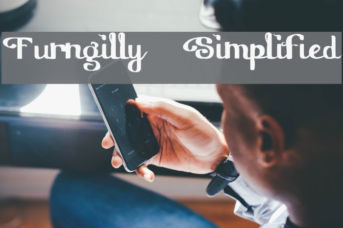 Furngilly Simplified Font examples