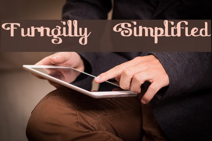 Furngilly Simplified Font examples