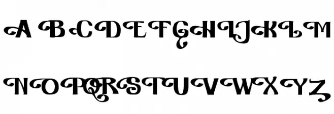 Furngilly Schriftart Groß