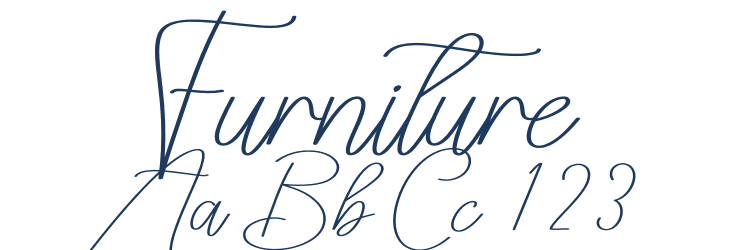 Furniture Font Preview