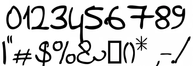 FurroScript Font OTHER CHARS