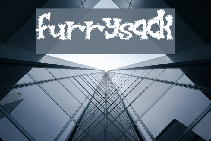 FurrySack Font examples
