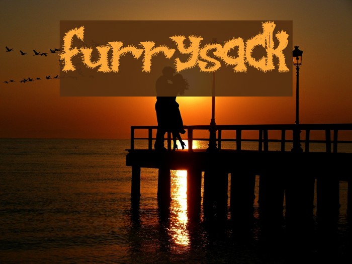 FurrySack Font examples