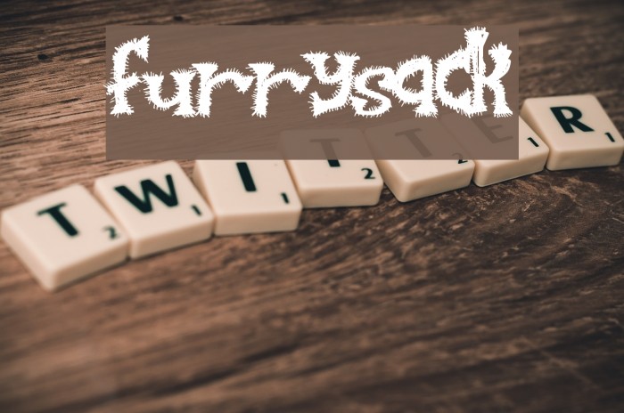 FurrySack Font examples