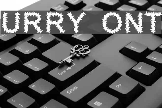 Furry Schriftart examples