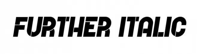 Further Italic  Frei Schriftart Herunterladen