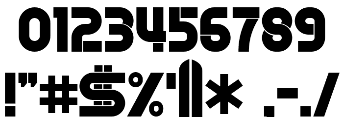 Further Regular Font OTHER CHARS