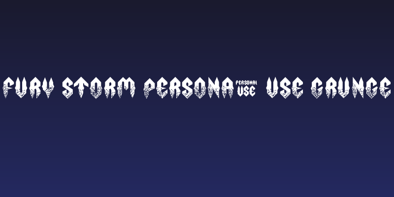 Fury Storm Personal Use Grunge Social Header