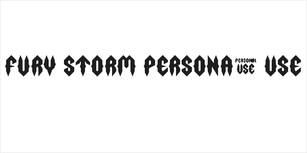 Fury Storm Personal Use Logo