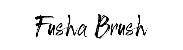 Fusha Brush  Free Fonts Download